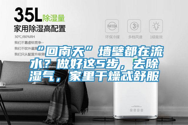 “回南天”墻壁都在流水？做好這5步，去除濕氣，家里干燥忒舒服