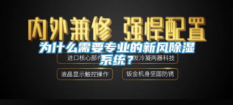 為什么需要專業的新風除濕系統？