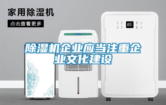除濕機企業(yè)應當注重企業(yè)文化建設