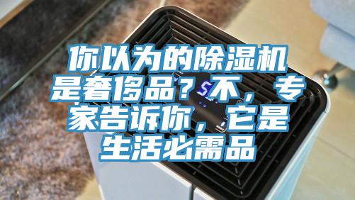 你以為的除濕機是奢侈品？不，專家告訴你，它是生活必需品