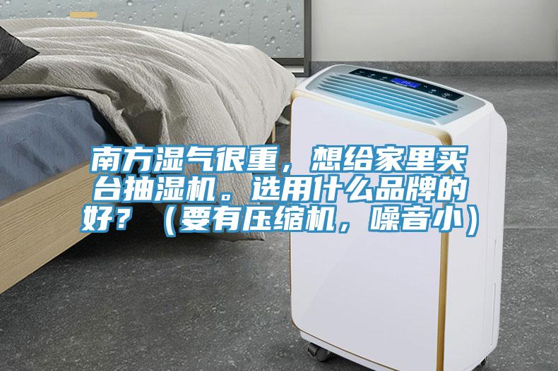 南方濕氣很重，想給家里買臺抽濕機。選用什么品牌的好？（要有壓縮機，噪音小）