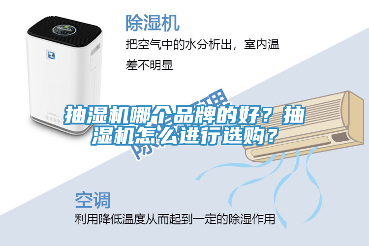 抽濕機哪個品牌的好？抽濕機怎么進行選購？