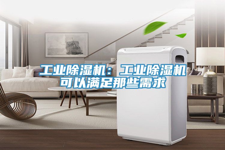 工業除濕機：工業除濕機可以滿足那些需求