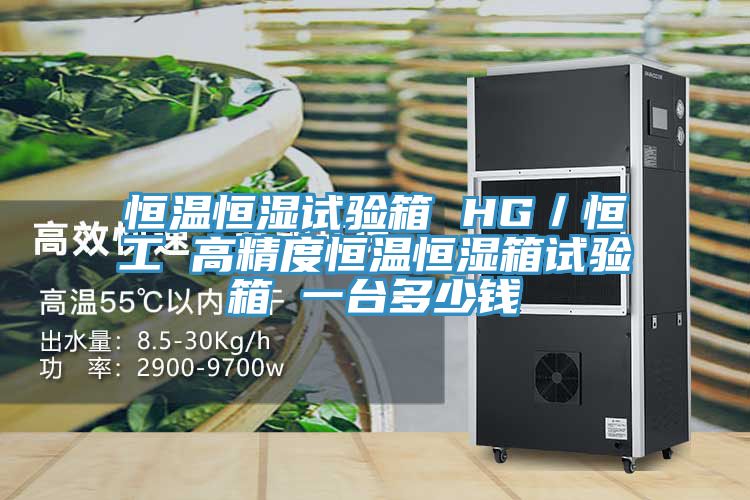恒溫恒濕試驗(yàn)箱 HG／恒工 高精度恒溫恒濕箱試驗(yàn)箱 一臺多少錢