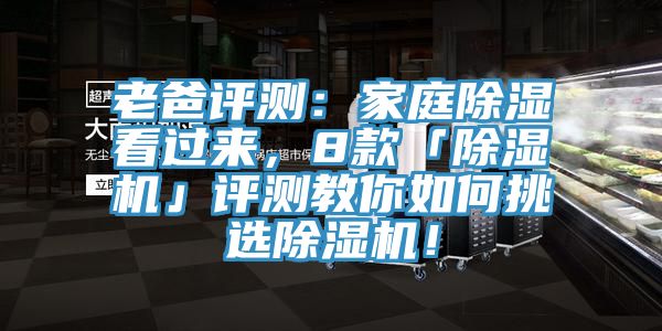 老爸評測：家庭除濕看過來，8款「除濕機」評測教你如何挑選除濕機！