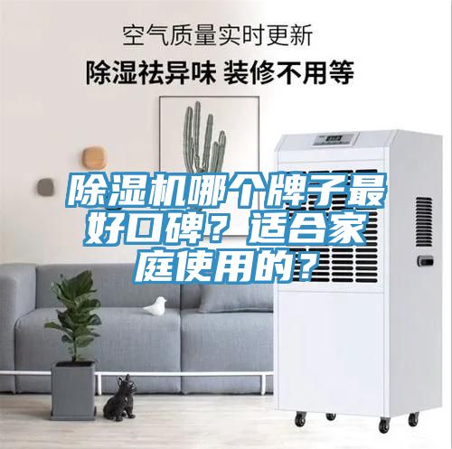 除濕機哪個牌子最好口碑？適合家庭使用的？