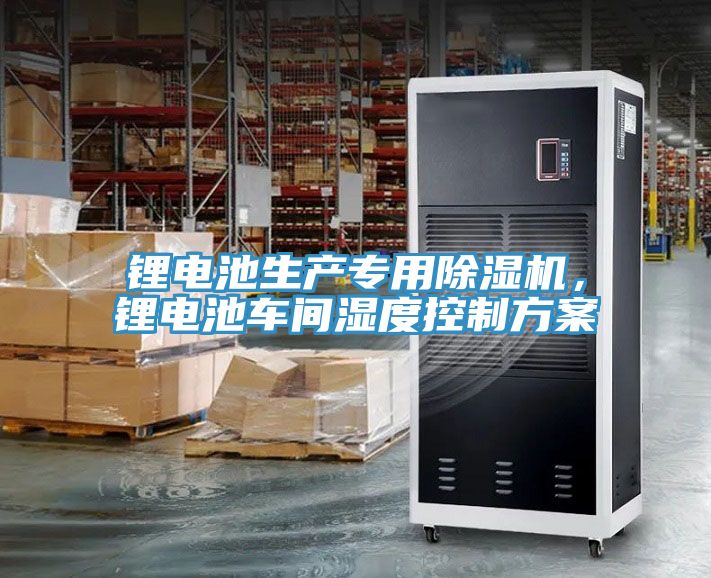 鋰電池生產專用除濕機，鋰電池車間濕度控制方案