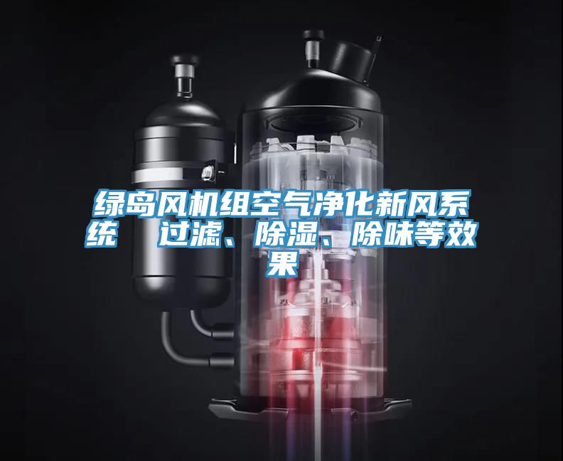 綠島風(fēng)機(jī)組空氣凈化新風(fēng)系統(tǒng)  過(guò)濾、除濕、除味等效果