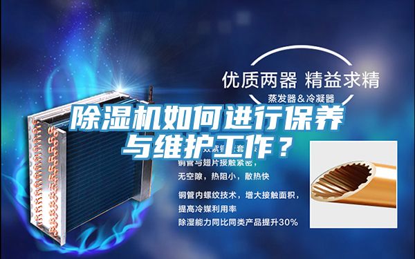 除濕機如何進行保養與維護工作？