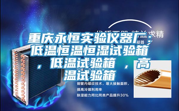 重慶永恒實(shí)驗(yàn)儀器廠(chǎng)：低溫恒溫恒濕試驗(yàn)箱 , 低溫試驗(yàn)箱 , 高溫試驗(yàn)箱